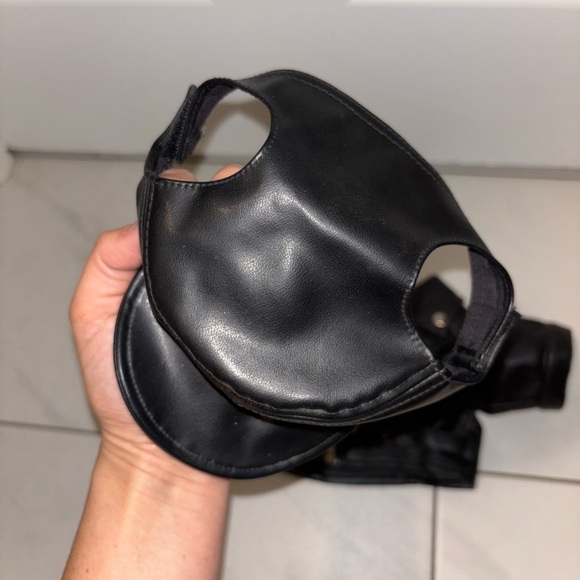 Build-A-Bear Black Harley Davidson Jacket and Cap Set - Picture 3 of 5